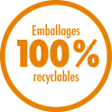 Emballages 100% recyclables